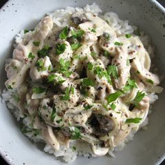 Chicken Stroganoff With Wholegrain Mustard A picture of Chicken Stroganoff With Wholegrain Mustard.