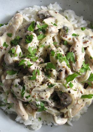 A picture of Chicken Stroganoff With Wholegrain Mustard.
