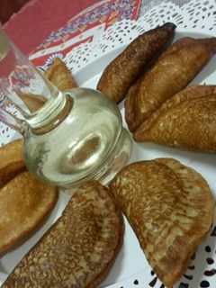 صورة لوصفة قطايف بالموزريلا والقشطه