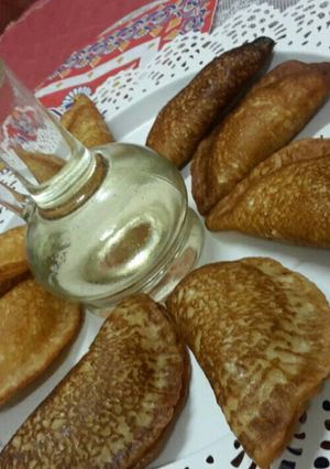 صورة لوصفة قطايف بالموزريلا والقشطه