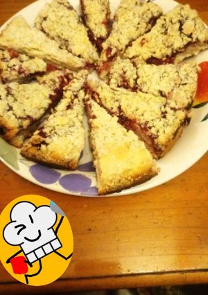 Una foto de Kuchen de migas