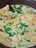 Rigatoni Bayam Creamy