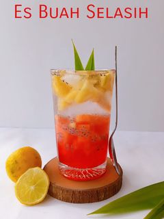 Foto resep Es Buah Selasih