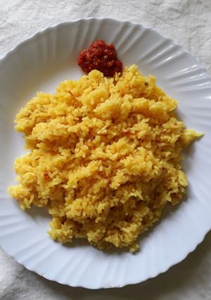 A picture of Fried Rice#authormarathon#4weekschallenge#charityrecipe#.