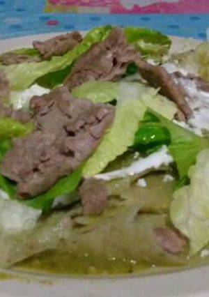 Una foto de Enchiladas verdes