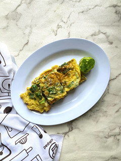 Foto resep Telur Dadar Sawi