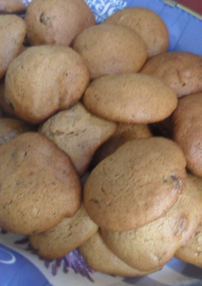 Una foto de Galletas de boniato y chocolate