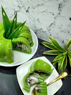 Foto resep Puding Pandan Suji Kelapa Muda (442)