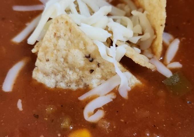 Super Easy Chicken Tortilla Soup