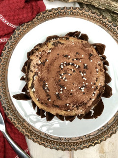 Foto di Girella di pandoro con ganache al cioccolato