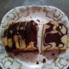 A picture of Chocolate marble cake.