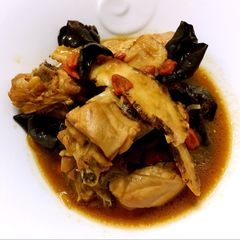 Green Grape Chinese Wine Chicken With Wood Ear Fungus A picture of Green Grape Chinese Wine Chicken With Wood Ear Fungus.