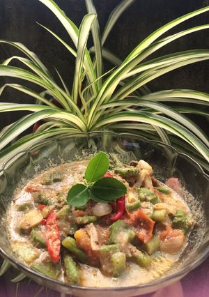 Foto resep Tumis Gambas Kelapa Gongseng 🌿🌱🍀 #rabubaru