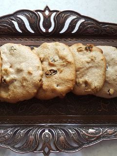 عکسی از دستور کوکی کشمش و گردو