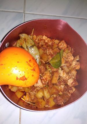 Foto resep Sambel goreng kentang tahu