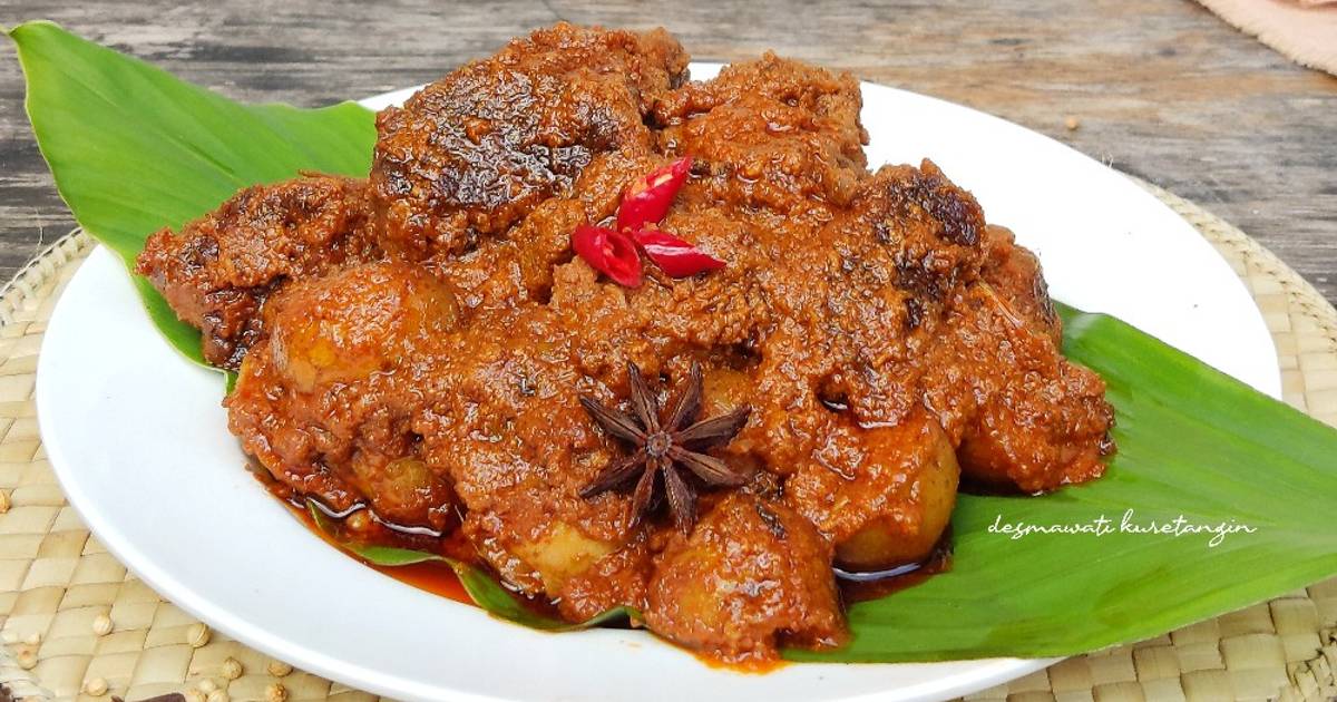 Resep Rendang Daging Dan Kentang Khas Minang Oleh Desmawati Kuretangin Cookpad