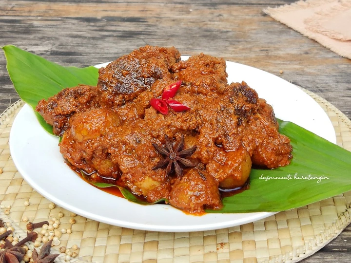 Cara Gampang Membikin Resep Rendang Daging dan Kentang Khas Minang yang Enak Banget Anti Ribet, Mantap Sekali