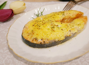氣炸料理「美乃滋鮭魚」鮮甜香嫩喔！！ 的食譜成品照片