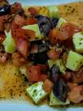 CAPRESSE Con Aceitunas Moradas...!