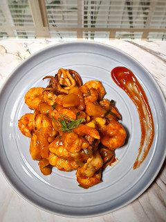 Foto resep Cumi Udang Saos Padang