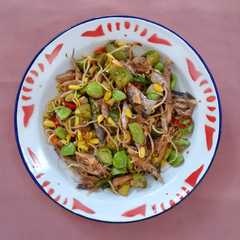รูปของ Tumis Ikan Tongkol Suwir Pete