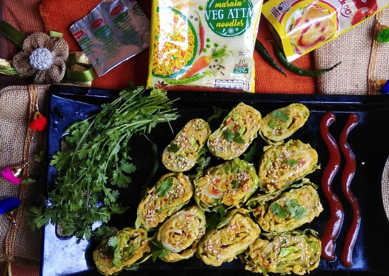 Maggi Cabbage Patra