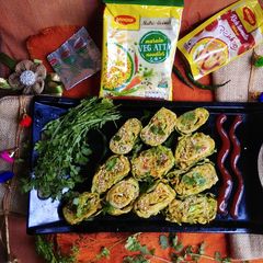 A picture of Maggi Cabbage Patra.