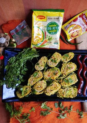 A picture of Maggi Cabbage Patra.
