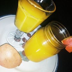 A picture of Mango smoothy.