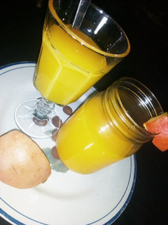 A picture of Mango smoothy.