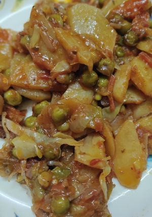 A picture of Mix veggies (Chinese version).