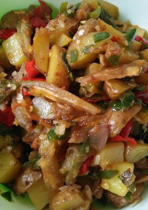 Foto resep Sambel kentang teri