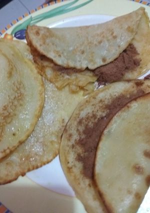 Foto resep Pancake crispy toping milo