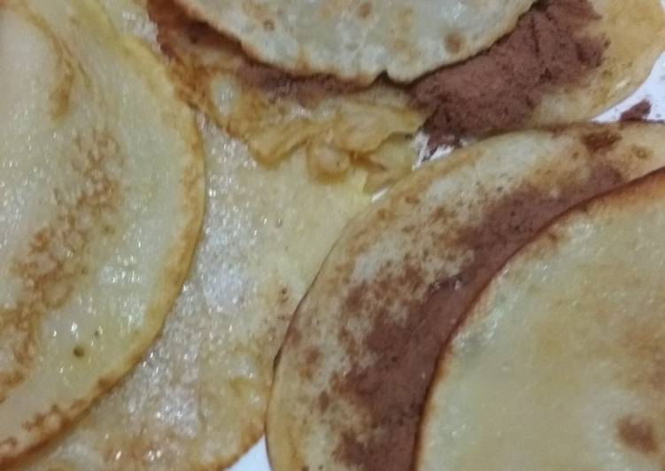 Pancake crispy toping milo