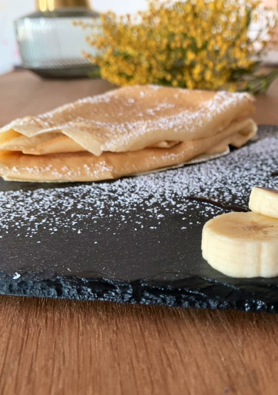 Una foto de Masa de crepes dulces en Thermomix súper fáciles en 15 minutos