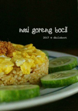 Foto resep Nasi goreng bocil sarapan #day1/5