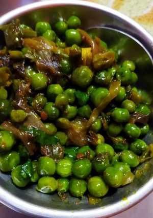 मटर की चाट रेसिपी मुख्य फोटो