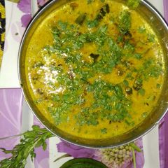 A picture of Rase daar chatpati bhindi.