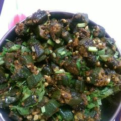 A picture of Bhindi masala.