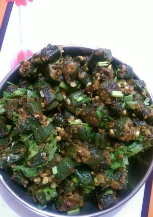 A picture of Bhindi masala.
