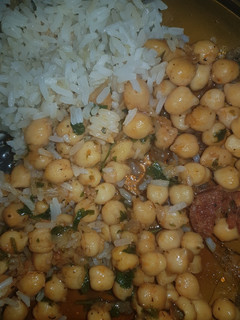 Una foto de Garbanzos con chorizo picante