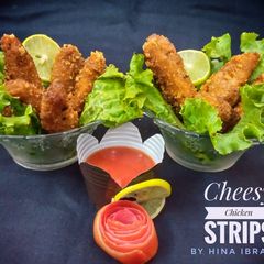 A picture of Cheesy Chicken Strips.