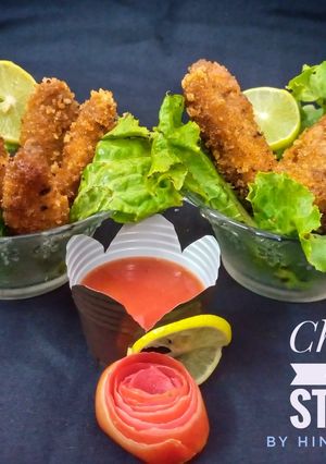 A picture of Cheesy Chicken Strips.