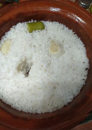 Una foto de Arroz blanco
