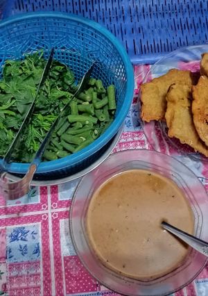 Foto resep Pecel sambel instan