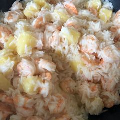 Prawn and Pineapple Basmati Rice A picture of Prawn and Pineapple Basmati Rice.