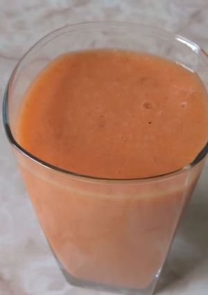 Una foto de Batido express de torta de zanahoria