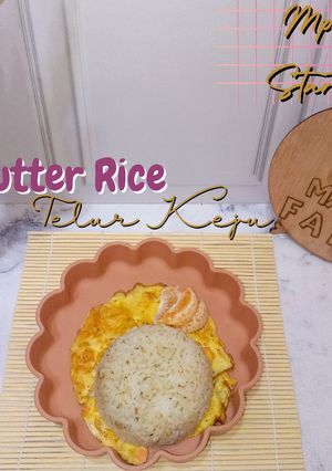Foto resep RICE BUTTER TELUR KEJU (MENU KELUARGA, MPASI START 1 TAHUN, MENU