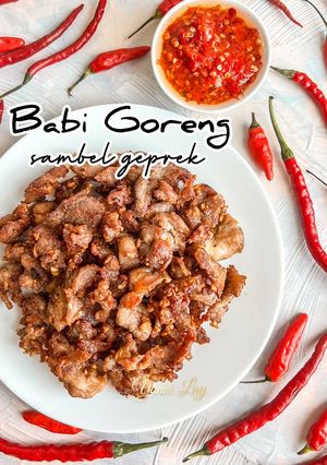 Foto resep Babi Goreng Sambel Geprek