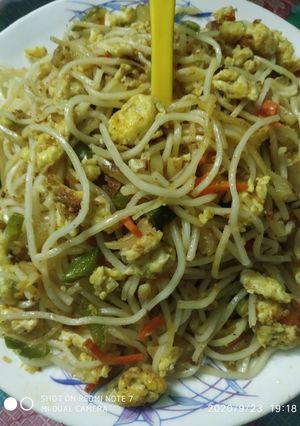 এগ নুডুলস (egg noodles recipe in Bengali) রেসিপির প্রধান ছবি